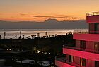 Abendlicher Abschied mit Blick auf die Bucht von Antalya und das Taurus-Gebirge